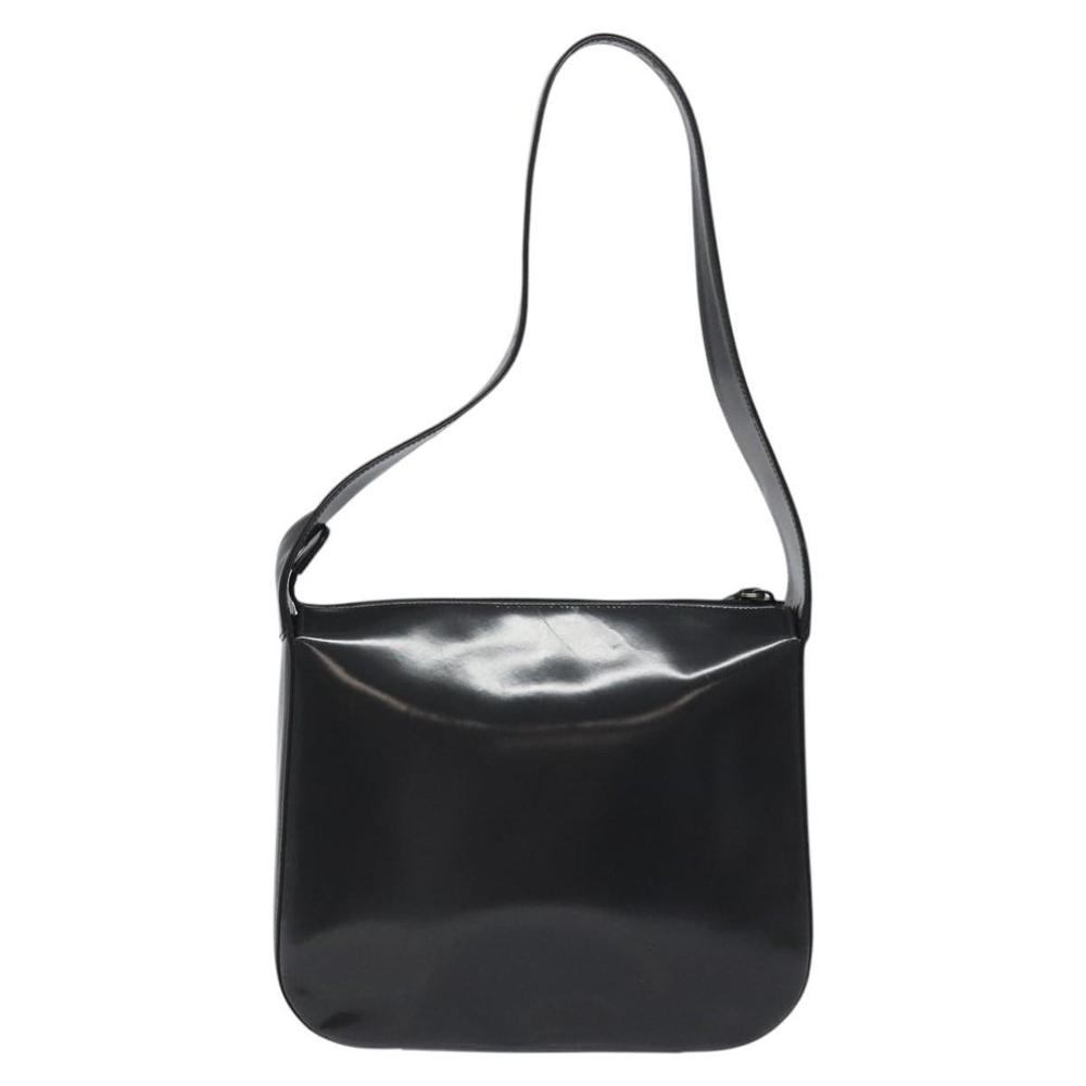 GUCCI Shoulder Bag Patent leather Gray 001 1364 1703 Auth fm4400 - Picture 3 of 16